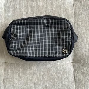 Black and white Lululemon cross body used once
